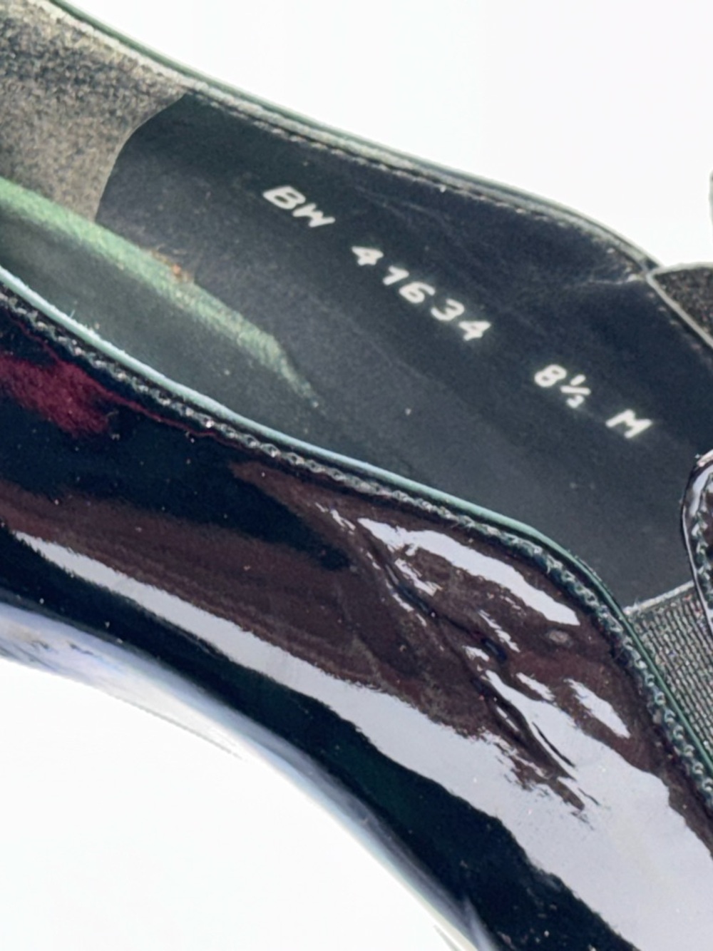 Stuart Weitzman Black Patent Leather Platform Stiletto Pumps – Size 8.5 - Picture 4 of 14